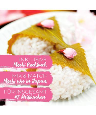 Buy Mochi Kochset - 5 Delicious Vegan & Gluten-Free Recipes for Japanese Rice Cakes | Includes Glutinous Rice Flour Sesame & Aduki Beans | Perfect Gift Idea - Buy Online on GoSupps.com
