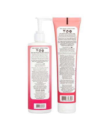 Pacifica Beauty Strawberry Peach Body Wash & Lotion - Antioxidants & Hyaluronic Acid for Soft, Smooth, Hydrated Skin - Vegan & Cruelty-Free - Buy Online on GoSupps.com