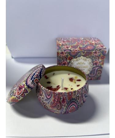 Scented Candle Gift Soy Wax Vanilla & Lemon Scents Stress Relief Candles for Home