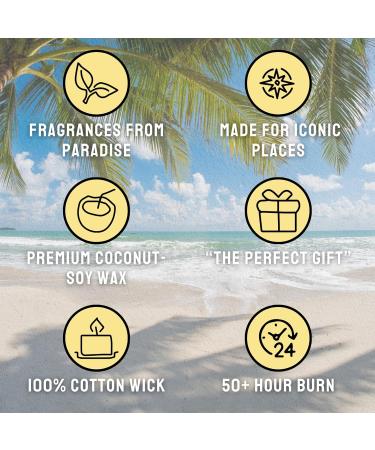 Postcards Scented Destination Candles | Coconut-Soy Wax Gift Box | 50+ Hour Burn Time - Perfect for Gifting - Buy Online on GoSupps.com
