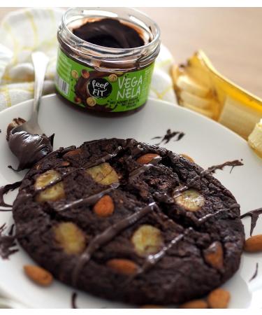 Feel FIT VEGANELA Cocoa-Hazelnut Spread - No Added Sugar No Palm Oil Vegan (6 x 200g) - Healthy Delicious & Guilt-Free Indulgence - Buy Online on GoSupps.com