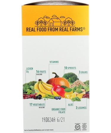  Country Life Realfood Organics Women's Daily Nutrition Multivitamin - 60 Easy-To-Swallow Tablets  - Buy Online on GoSupps.com