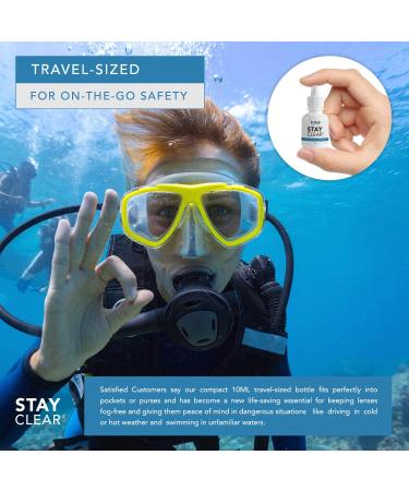 Stay Clear Lens Defogger for Glasses - Fog Prevention Defogging for Eyeglass  Safety Goggles  Swim  Dive & Scuba Mask  Protective Eyewear - Medical  Sports  and Sunglasses Antifog Stopper Coating - Buy Online on GoSupps.com