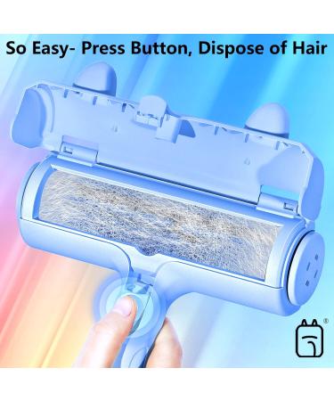 pet hair remover roller cat dog hair remover pet hair removal animal hair remover roller pet fur cleaning brush pet lint roller pet hair removal roller tool Blue - Buy Online on GoSupps.com