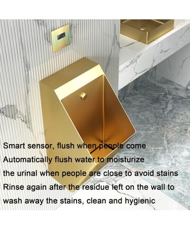 304 Stainless Steel Induction urinals Household Wall-Mounted Vertical Toilets Commercial Small Drainage Toilets Used in Bars Hotels Schools Public Toilet Urinal (Black a) - Buy Online on GoSupps.com