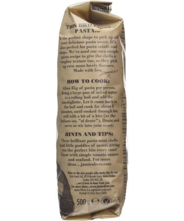 Jamie Oliver Conchigliette Mini Shells 500g - Authentic Italian Pasta for Delicious Meals - Buy Online on GoSupps.com