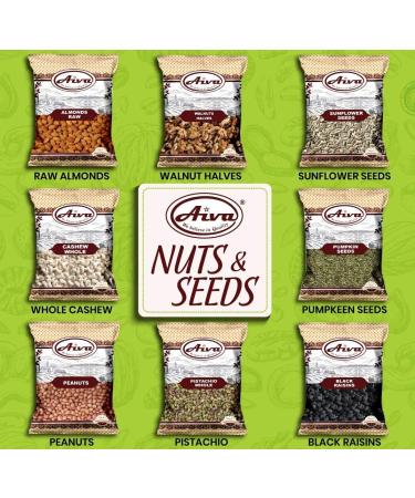 Aiva Raw Brazil Nuts - 2 lbs | Unsalted & Natural | Fresh Harvested - Buy Online on GoSupps.com