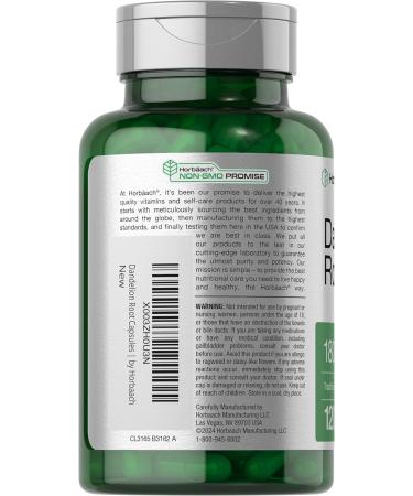 Horb ach Dandelion Root Supplement 1800mg | 120 Capsules | Non-GMO Gluten Free - Buy Online on GoSupps.com