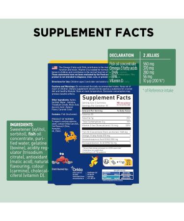 M LLER'S Omega 3 Capsules Natural Fish Oil Omega3 for Kids with DHA and EPA No Gluten Lactose or Added Sugar & Easy to Chew Strawberry Flavor 36 Capsules Strawberry 36 Count (Pack of 1) - Buy Online on GoSupps.com