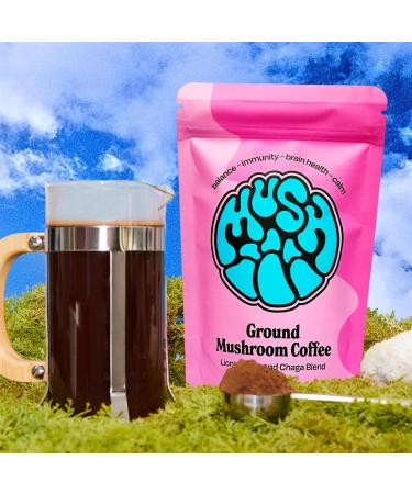  Mushiii Chaga and Lion's Mane Coffee Blend | 2 000 mg/serving of organic lion's mane and organic chaga | Start your day with smooth focused energy | Vegan and gluten-free - Buy Online on GoSupps.com