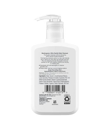 Ultra Gentle Hydrating Daily Facial Cleanser for Sensitive Skin - 5.8 Fl Oz - Buy Online on GoSupps.com
