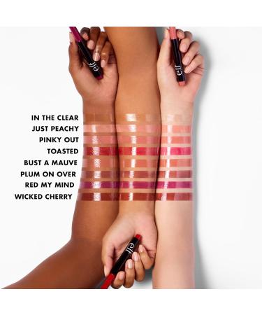 Shop eleven.Pout Clout Lip Plumping Pen - Tinted Moisturizing Vegan & Shimmering Shine in Just Peachy - International Shipping Available - Buy Online on GoSupps.com
