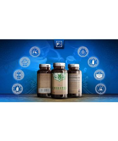 FS Inositol Capsules - High Strength 1000mg Myo-Inositol with Folate & Chromium for Women - Non-GMO & Allergen Free - Buy Online on GoSupps.com