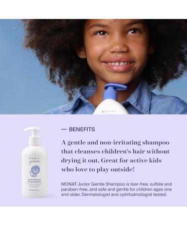 MONAT Junior Gentle Shampoo | Tear-Free Sulfate & Paraben-Free Natural Hair Care for Kids - 237 ml - Buy Online on GoSupps.com