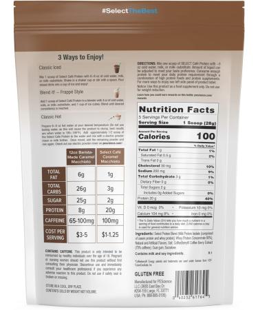 PEScience Select Cafe Protein - Caramel Macchiato - 5 Oz. - Buy Online on GoSupps.com