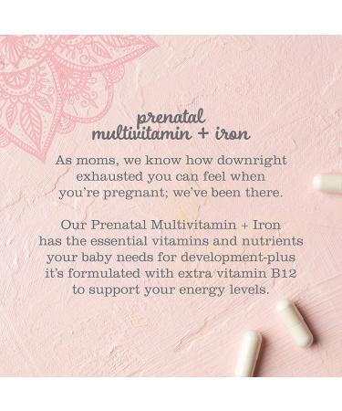 Mommy's Bliss Prenatal Multivitamin with Iron, Folic Acid & Probiotics | Vegan & Gluten Free | Supports Baby Development & Mom's Immunity | 45 Servings - Buy Online on GoSupps.com