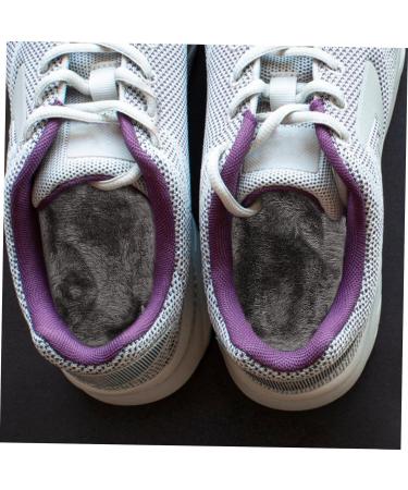 FRCOLOR 2 Pairs Height Increasing Insoles - Shockproof Warm & Sweat Absorption Shoe Pads for Sports - Grey 25x9x2.5cm - Buy Online on GoSupps.com