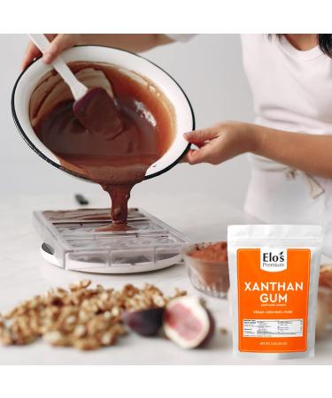 Xanthan Gum (1kg/32oz/1000g) by Elo's Premium| Packaged In Canada| 100% All-Natural Thickener Stabilizer Binding Agent| Non-GMO Organic Vegan Non-MSG & Keto| Food Grade Xanthan Gum Thickener for Soups Sauces Smoothies Shakes & more - Buy Online on GoSupps.com
