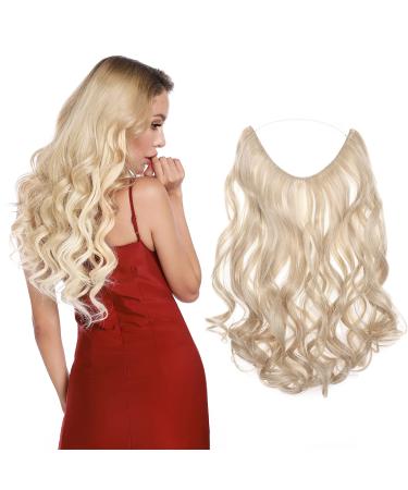 Silk-Co hair extension with rubber band adjustable Secrets hair part synthetic extensions with cord invisible corrugated extensions for women blonde and bleaching blonde 50cm 50 cm blonde and bleaching blonde - Buy Online on GoSupps.com