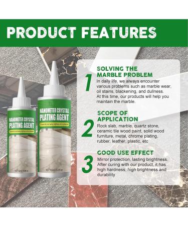 Crystal Plating Agent | Marble Crystal-Plating Agent Easy to Use | Marble Scratch Repair Refurbishment Long-Lasting Protective Film Agent for Tile & Furniture Pochy - Buy Online on GoSupps.com