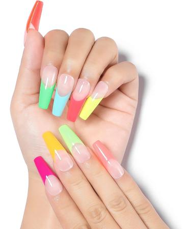 AIMEILI Neon Gel Nail Polish Set 8ml 12 Colours Spring Summer Pink Red Orange Green Blue Purple Gel Polish Soak Off UV LED Gel Nail Polishes Nail Art Gel Polish Gift Kit 26 KIT12-26_8ML 8 ml (Pack of 12) - Buy Online on GoSupps.com