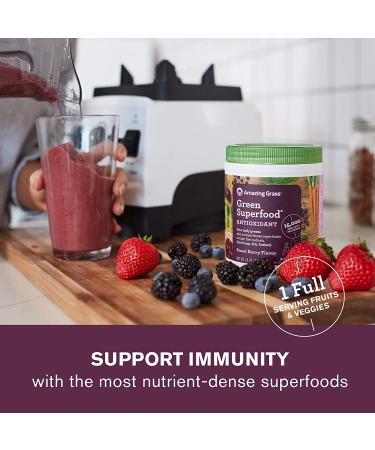 Buy Amazing Grass Green Superfood Antioxidant Sweet Berry 14.8 oz | Nutrient-Rich Superfood - Buy Online on GoSupps.com
