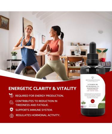 Vitamin B6 (P5P) 100ml | Pyridoxal-5-Phosphate 2300mcg | UK Made Vegan Friendly Liquid |10 Drops Daily (133 Servings) 133 count (Pack of 1) - Buy Online on GoSupps.com