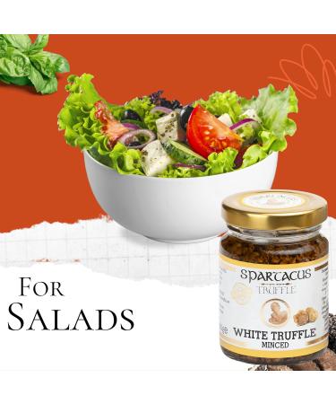  Spartacus Truffle Spartacus White Truffle chopped preserved in extra virgin olive oil the perfect gourmet spice for pizzas pasta salads potatoes (white truffle 40 g) - Buy Online on GoSupps.com