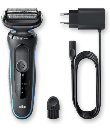 Braun Series 5 50-M1000s Electric Shaver: Black/Mint Green | 1-Year On-Site Warranty - Buy Online on GoSupps.com