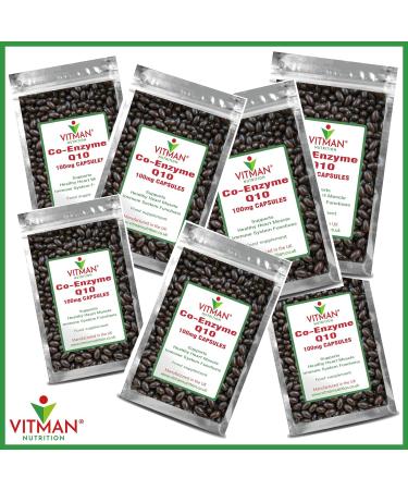 Co Enzyme Q10 100mg Softgels - UK Made, Pharmaceutical Grade, High Absorption Ubiquinone Supplement - Lactose & Allergen Free (60 Softgels) - Buy Online on GoSupps.com