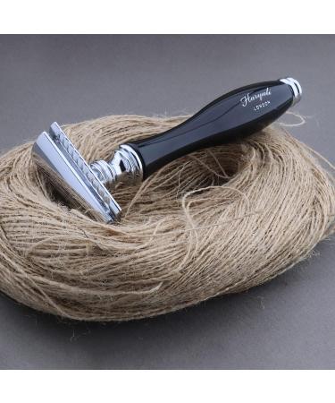 Haryali London 5-Part Shaving Set | Double-Sided Razor Hair Brush Soap Bowl & Stand - Perfect Gift for Men - Buy Online on GoSupps.com