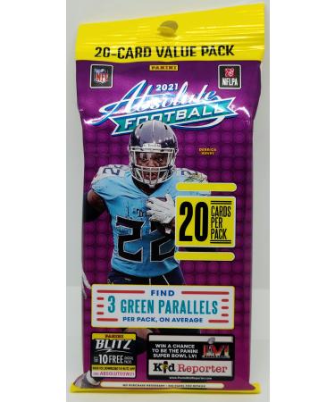 2021 Panini Absolute Football 20-Card Cello Fat Pack