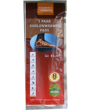 Thermo Company Solo Warmer Pads - Heat Insoles for Shoes (Size 41-46) | 8cm x 25cm | Up to 8 Hours | Non-Glued Foot Warmers (5-40 Pairs) - Buy Online on GoSupps.com