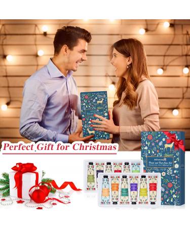 Hand Creams 10+2 Hand Creams Christmas Gift Woman Advent Calendar Repairing Moisturizing Christmas Gift - Buy Online on GoSupps.com