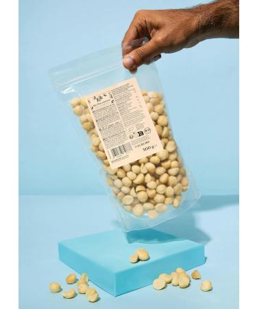  KoRo KoRo - Whole and Half Organic Macadami Seeds 500g - Untreated & Natural - Mild Buttery Aroma - Hand Cracked - Buy Online on GoSupps.com