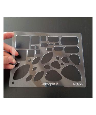 Cabtopia - Lapidary Jewelry Design Template StencilAction