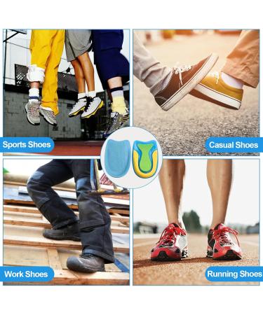 Orthopedic Heel Spur Inserts - 5 Pairs of Soft Gel Cushions for Plantar Fasciitis Relief - Comfortable Heel Pillows for Achilles Tendon Support - Buy Online on GoSupps.com
