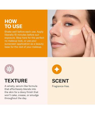 SPF 50 Flex-Perfecting Tinted Mineral Drops Sunscreen - 1 Fl Oz Shade 01 | Broad Spectrum Protection - Ships Worldwide - Buy Online on GoSupps.com