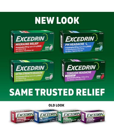 Excedrin PM Sleep Aid & Headache Relief Caplets - 100 Count - Buy Online on GoSupps.com