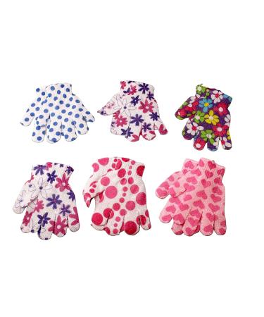 Dependable Industries Inc. Exfoliating Gloves - 4 Pairs Premium Scrub Wash Mitt for Bath or Shower - Luxury Spa Exfoliation Accessories for Men and Women - Buy Online on GoSupps.com