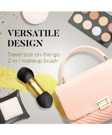 Dual-Ended Self Tanner Blending Brush & Natural Sponge - Streak-Free Tanning | X-Tan Sunless - Buy Online on GoSupps.com