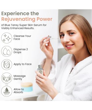 Blue Tansy Super Skin Serum | Hydrating & Soothing Skincare - International Shipping Available - Buy Online on GoSupps.com