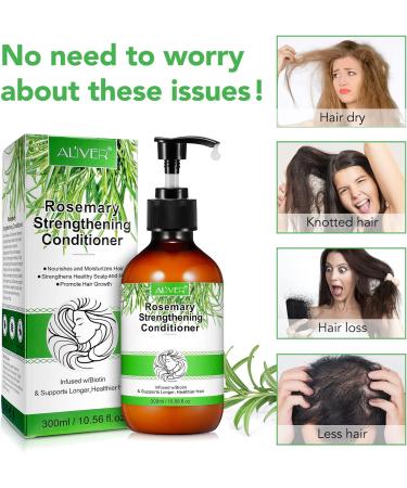Rosemary Strengthening Conditioner for Dry, Thin, and Damaged Hair - 300ml - Buy Online on GoSupps.com