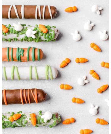 Premium Milk Chocolate Dipped Pretzels Gift Basket - Easter Gift Idea for Him, Her, Girlfriend, Boyfriend | Bonnie and Pop - Buy Online on GoSupps.com