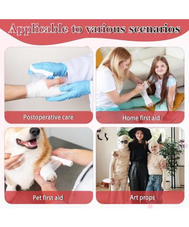 24 Pack Sterile Gauze Rolls Bandages - 4in x 4.1 yd Latex-Free Elastic Bandage for Professional Wound Care | Medical & First Aid Supplies - Buy Online on GoSupps.com