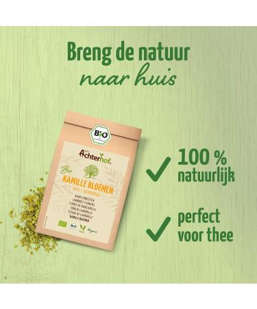 Blanks Co KG Chamomile flowers organic 500g whole and dried in organic quality chamomile tea from whole flowers 100 natural slightly bitter and delicate in taste vom Achterhof 500 g pack of 1 - Buy Online on GoSupps.com