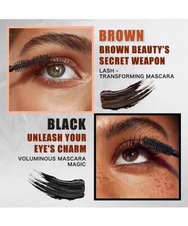  Zasdvn Tubing Mascara Double-Ended Eyelash Makeup - Curling and Lengthening Mascara for Travel Daytime Travel Everyday Wear Celebrations Weddings Evenings Beauty - Buy Online on GoSupps.com