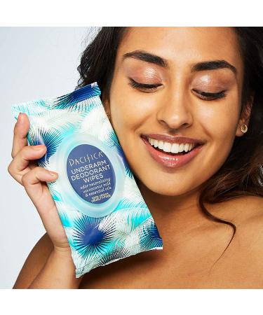 Pacifica Beauty Coconut Milk & Essential Oils Underarm Deodorant Wipes Helps Remove Odor Aluminum-Free Vegan & Cruelty-Free 30 Wipes (4-Pack) Coconut Milk & Oil - Pack of 4 - Buy Online on GoSupps.com