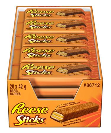 REESE STICKS Chocolate Peanut Butter Candy 20 Count