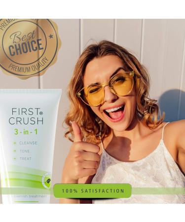 First Crush Face Wash - 3-in-1 Hydrating Cleanser for Blemish Prevention & Rosacea Relief | Gentle 6 oz Cleanser - Buy Online on GoSupps.com